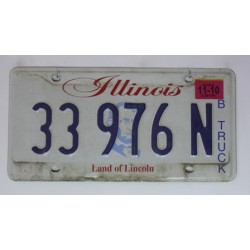 Americká spz Illinois