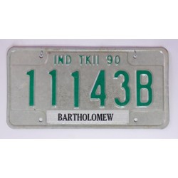 Americká spz Indiana