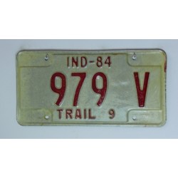 Americká spz Indiana 1984