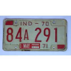 Americká spz Indiana