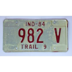 Americká spz Indiana