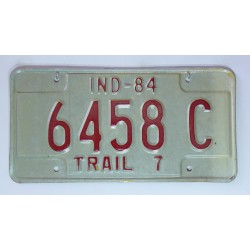 Americká spz Indiana