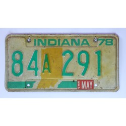 Americká spz Indiana