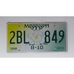 Americká SPZ Mississippi