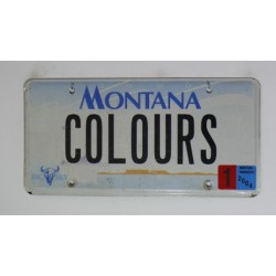 Americká spz Montana vanity