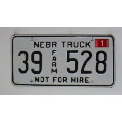 Americká SPZ Nebraska pár