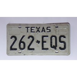 Americká SPZ Texas