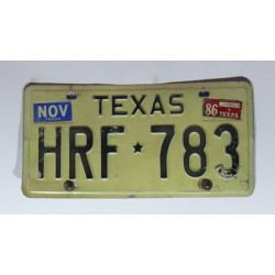 Americká SPZ Texas
