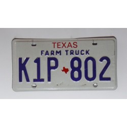 Americká SPZ Texas