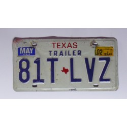 Americká SPZ Texas