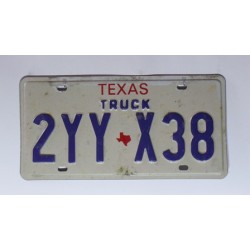 Americká SPZ Texas