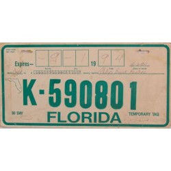 Americká převozní SPZ 