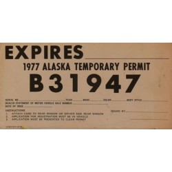 Americká převozní SPZ 