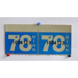 Registrační samolepka 