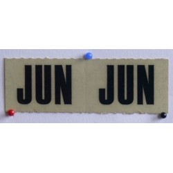 Registrační samolepka 