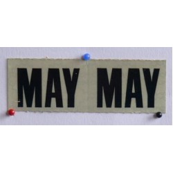 Registrační samolepka 