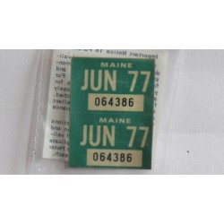 Registrační samolepka 