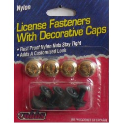 Šroubky na SPZ Cobbs gold